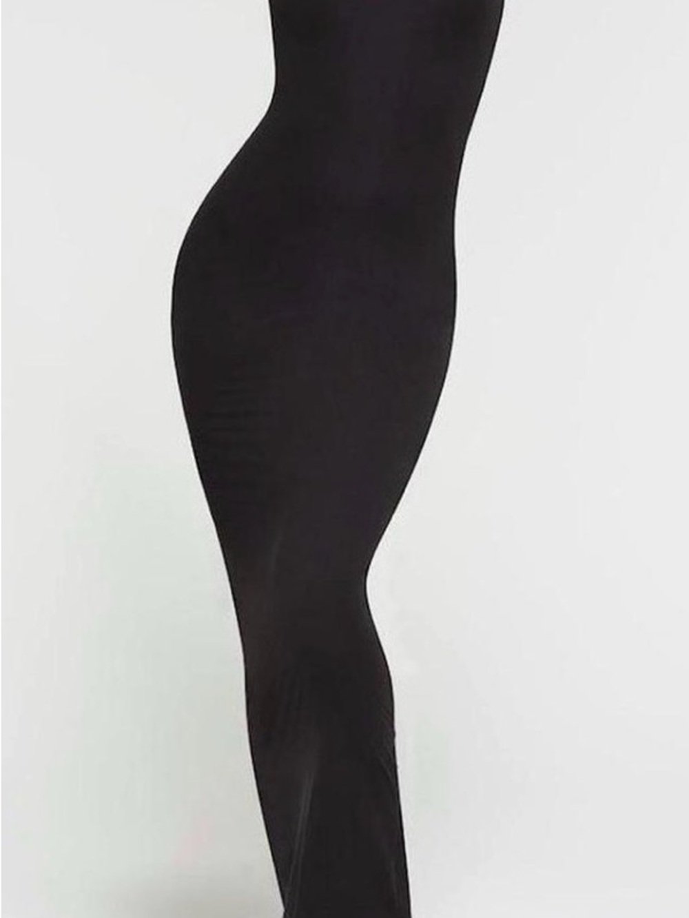 SKIMS Black Seamless High-Waist Undergarment